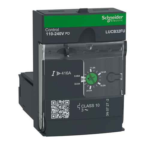 Unidad de Control Termomágnetico TeSys U - Avanzado - Clase 10 - 8-32A - 110-240VAC - LUCB32FU - SCHNEIDER