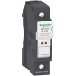 Portafusible Unipolar con Indicador LED de Marca Schneider Electric de Serie TeSys DF (DF101V) con Corriente Asignada de Empleo 32A. Compra en FCM.