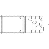 Tapa inferior Spacial SF - Ciego - 800x800mm - NSYEC88 - SCHNEIDER