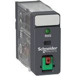 Relé Enchufable de Marca Schneider Electric de Línea Zelio Relay RXG (RXG12B7) con Voltaje de Control 24VAC, Composición de Contactos 1NANC, Corriente Térmica Nominal 10A y Grado de Protección IP40. Asociar con Socket RGZE1S35M. Compra en FCM.