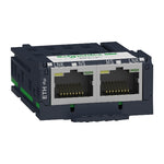 Módulo de Comunicación Modbus/ TCP con 2 conectores RJ45. Accesorio de Línea Harmony XB5R de Marca Schneider Electric (ZBRCETH).